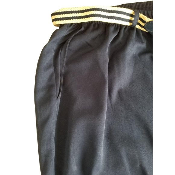 Alfred Dunner Pants Navy Blue Belted Woman's Size 24W Plus  JJ614 - Picture 6 of 10